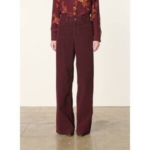 NEW VANESSABRUNO bilbao straight leg pant in bordeaux